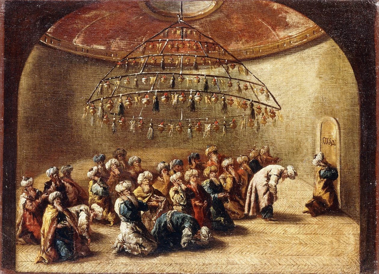 Preghiera all'interno di una moschea - Milano